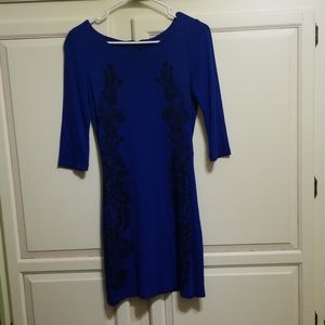 Royal blue dress
